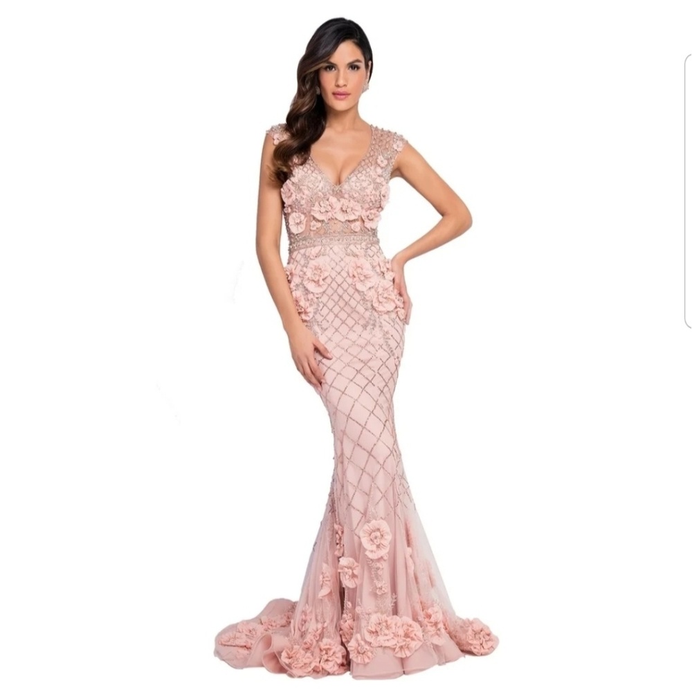 Terani Couture Floral Dress